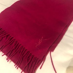 YSL 100% wool scarf